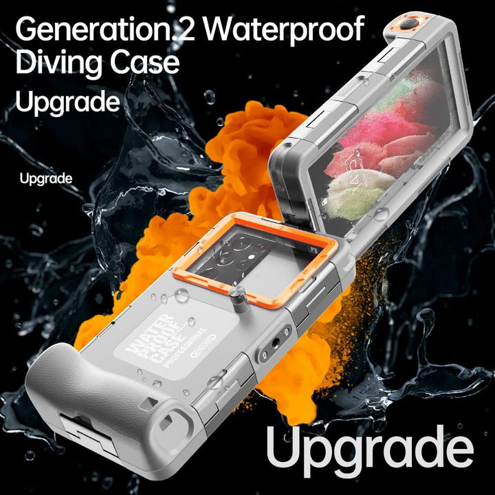 Unterwasser-Tauchgehäuse für iPhone, Samsung Galaxy, Huawei Xiaomi Redmi Smartphones, Professionelle