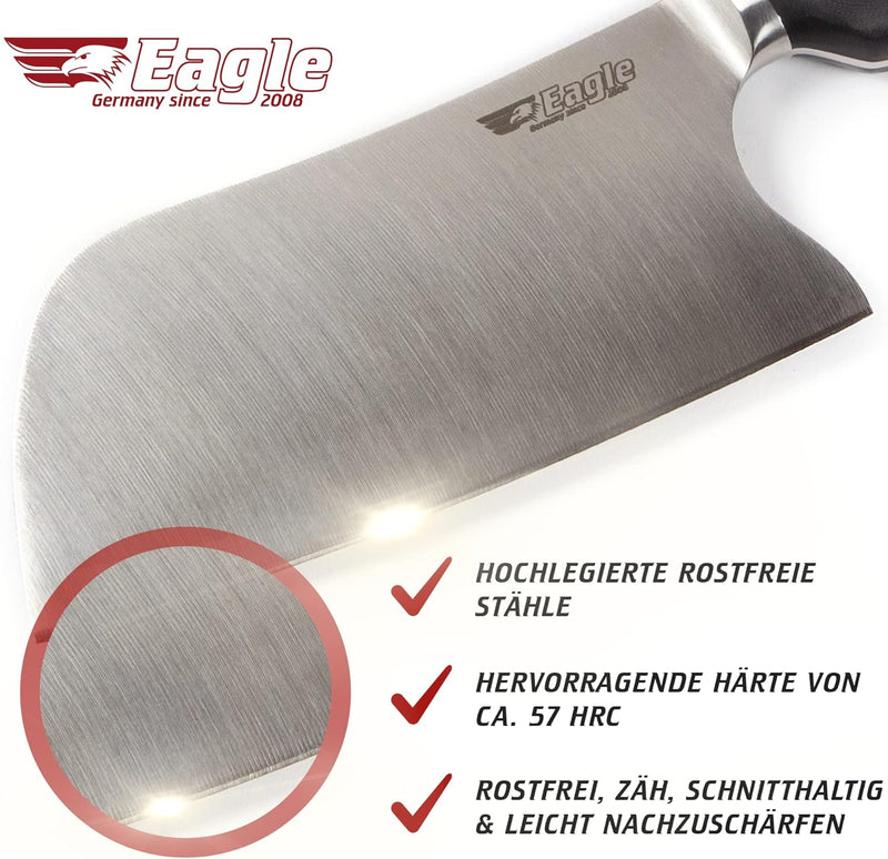 Eagle U-Grip - Filetiermesser 24 cm Klingenlänge - Deutscher Messerstahl 1.4116 / Heftschalen: G10 s