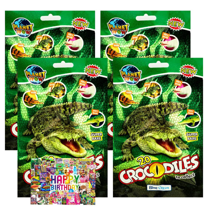 Bundle mit Blue Ocean Crocodiles Sammelfiguren 2025 - Planet Wow Krokodil Figur - Auswahl - Exklusiv