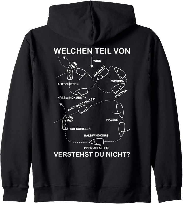 Mann über Bord Manöver | Lustiges Segler Kapuzenjacke
