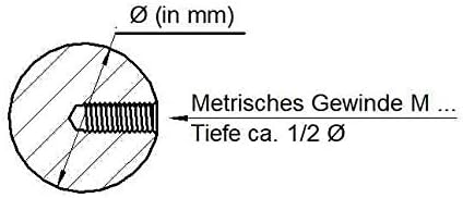 Edelstahlkugel, poliert - Massivkugel aus Edelstahl (V2A) glänzend (50/M8), 50/M8