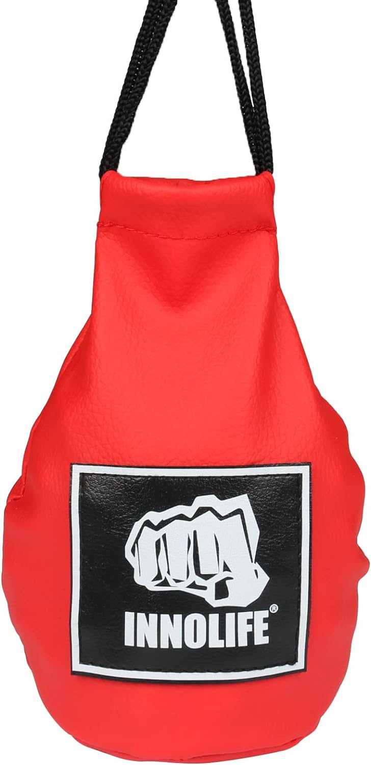 Innolife Boxing Dodge Hide Speed Bag rot Rot (Füllmaterial bereits im Lieferumfang enthalten), Rot (