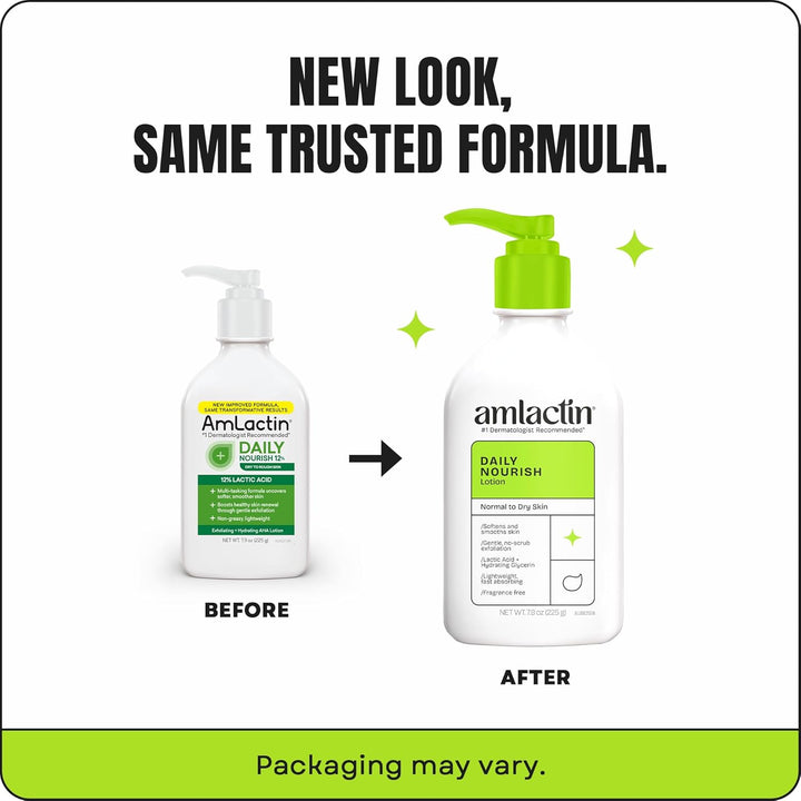AmLactin Feuchtigkeitsspendende Körperlotion, 2 Stück, 224 ml, parabenfrei