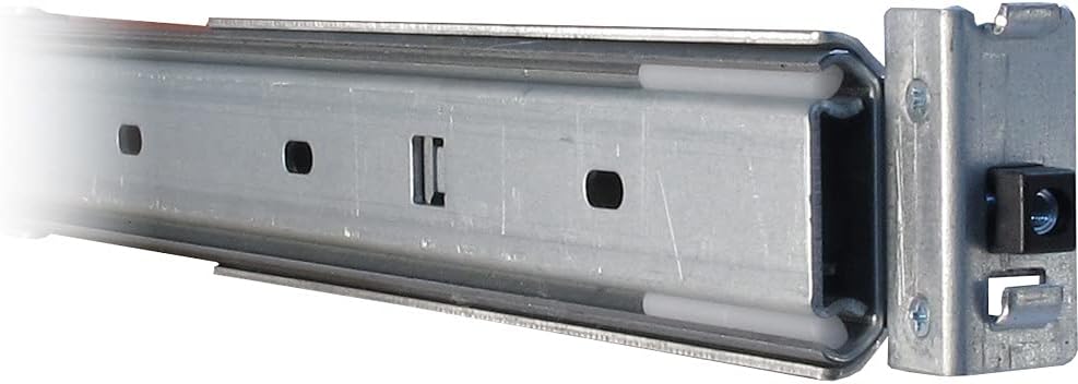 Inter Tech 26" Teleskopschienensatz 1U 650 mm Silber