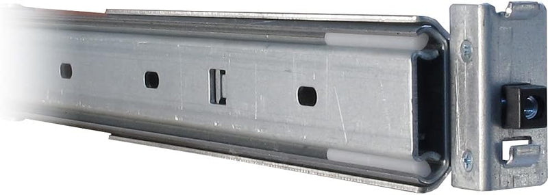 Inter Tech 26" Teleskopschienensatz 1U 650 mm Silber