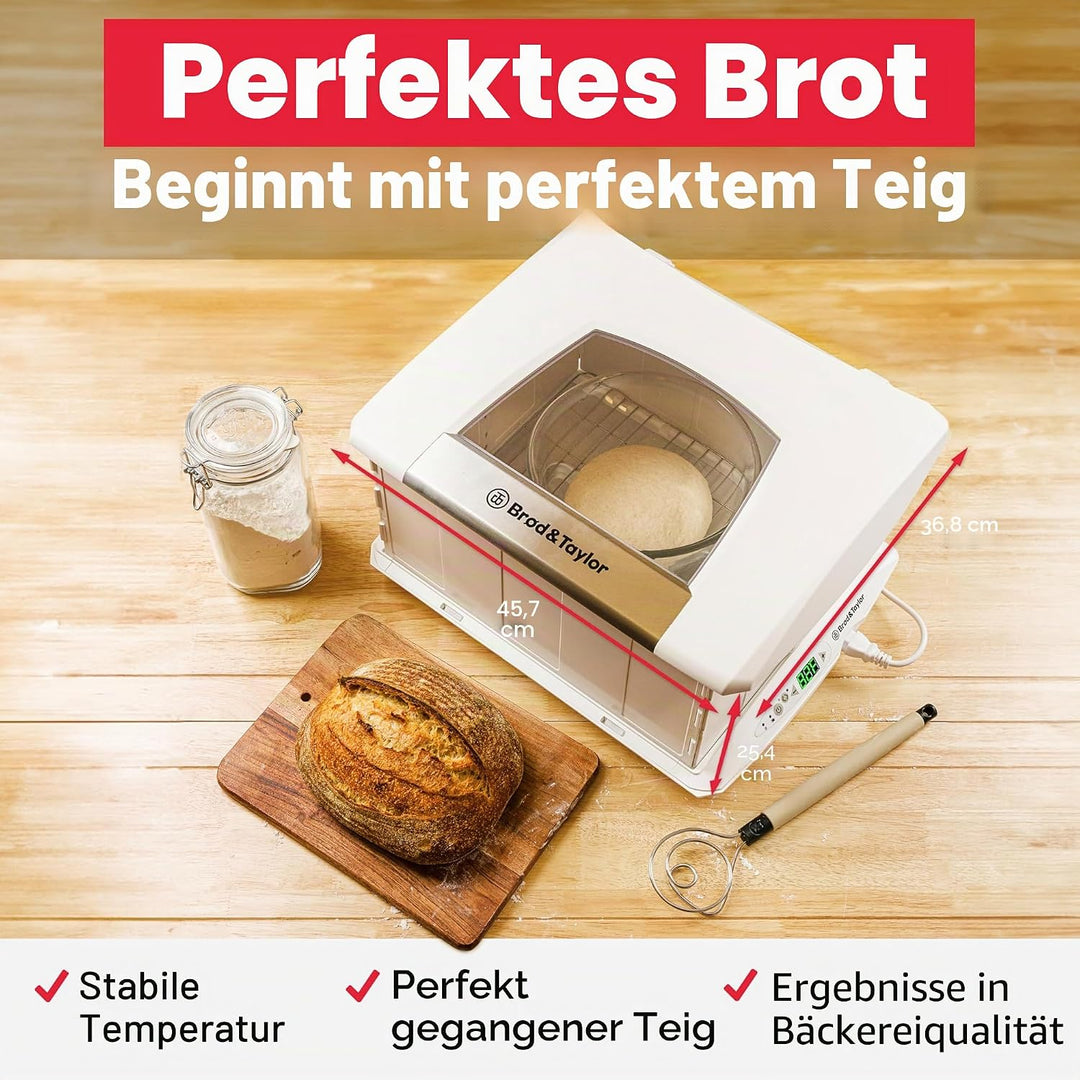 Brod and Taylor Regal-Set, Edelstahl Proofer and Slow Cooker weiss, Proofer and Slow Cooker