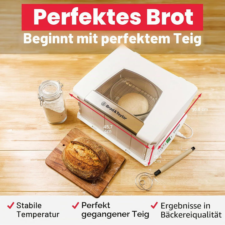 Brod and Taylor Regal-Set, Edelstahl Proofer and Slow Cooker weiss, Proofer and Slow Cooker