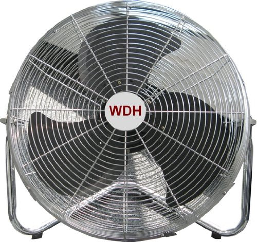 Bodenventilator WDH-FE50X aus Metall mit extra grossem Ventilatorkopf und einem Durchmesser von 50 c