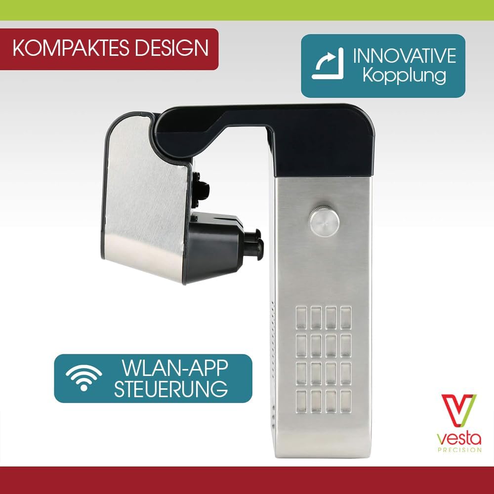 Vesta Precision Imersa Expert SV320 Professioneller Thermozirkulator zum Kochen bei niedrigen Temper