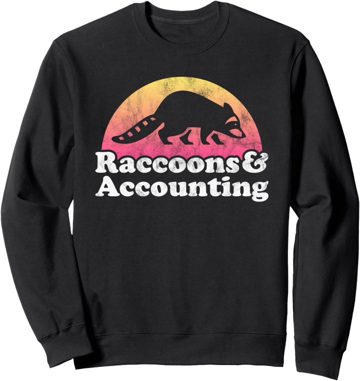 Waschbären und Buchhaltung Waschbär und Buchhalter Sweatshirt