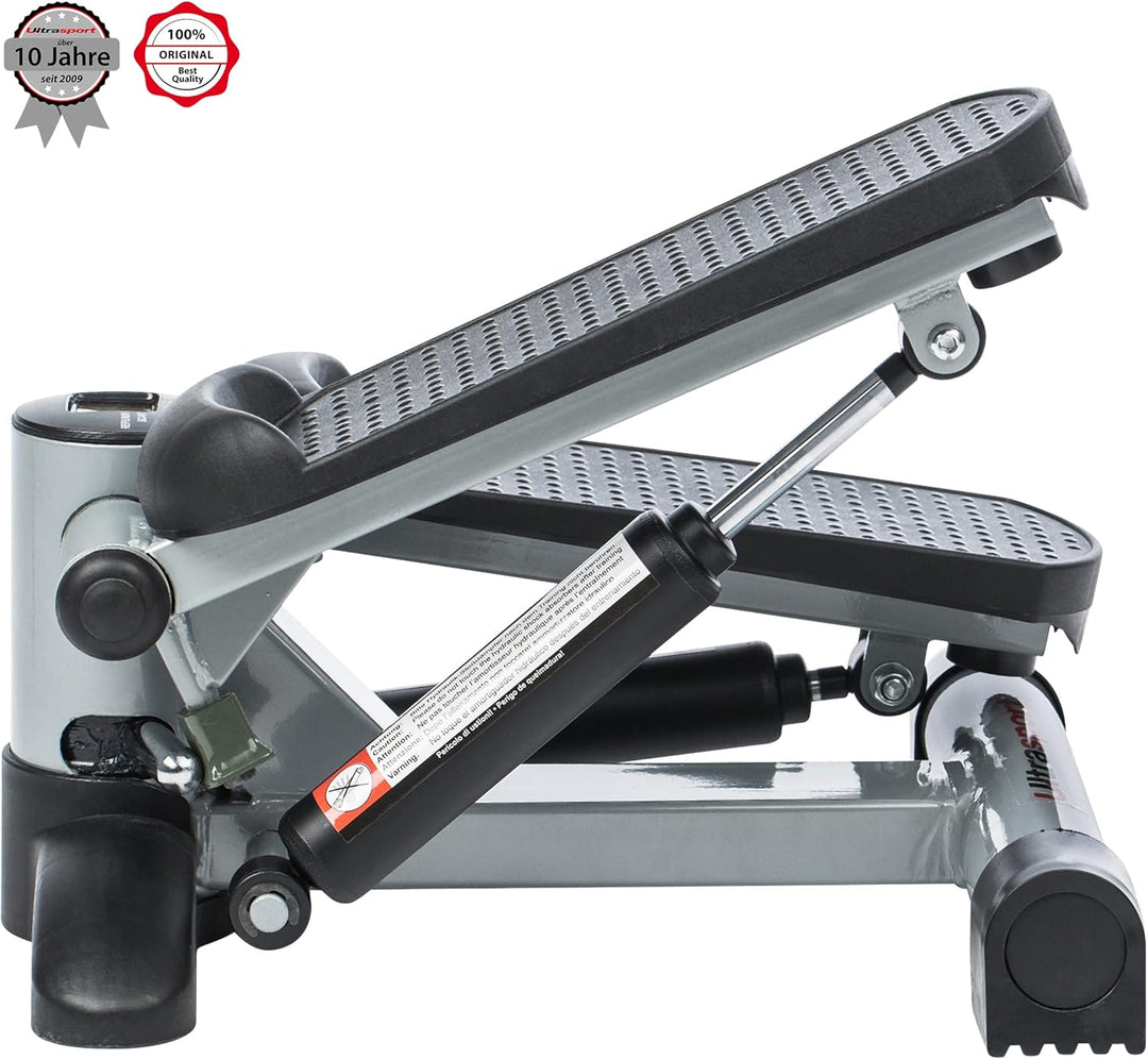 Ultrasport Swing Stepper, Up-Down Stepper, Stepper mit oder ohne Trainingsbänder, Ganzheitliches Sch