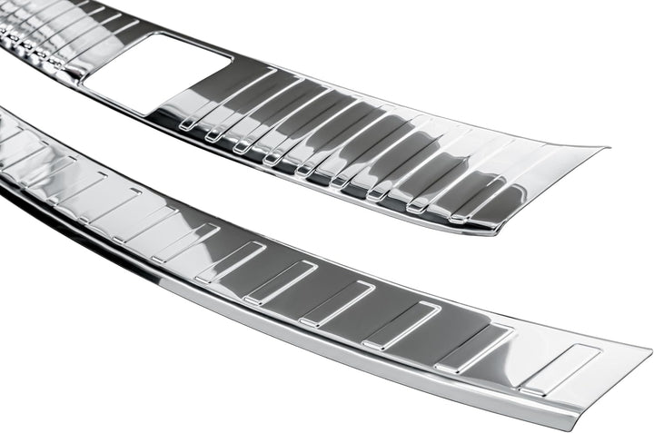 RECAMBO Ladekantenschutz Edelstahl Chrom Look - kompatibel für Hyundai Tucson | Typ NX4 | BJ ab 2020