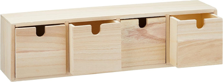 Artemio 14002155 Schubladenschrank, Holz, Beige, 44 x 10 x 15 cm