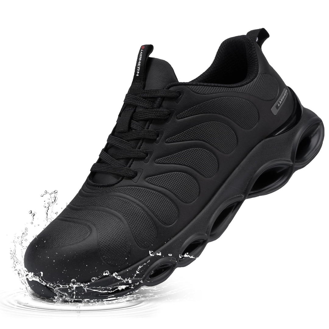 LARNMERN Sicherheitsschuhe Herren Arbeitsschuhe Wasserdicht Mode Dämpfung Arbeitsturnschuhe Leicht K