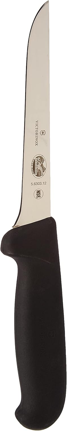 Victorinox, 5.6303.15, Fibrox, Ausbeinmesser, Extra scharfe Klinge, mit geradem Schliff, robuster Ku