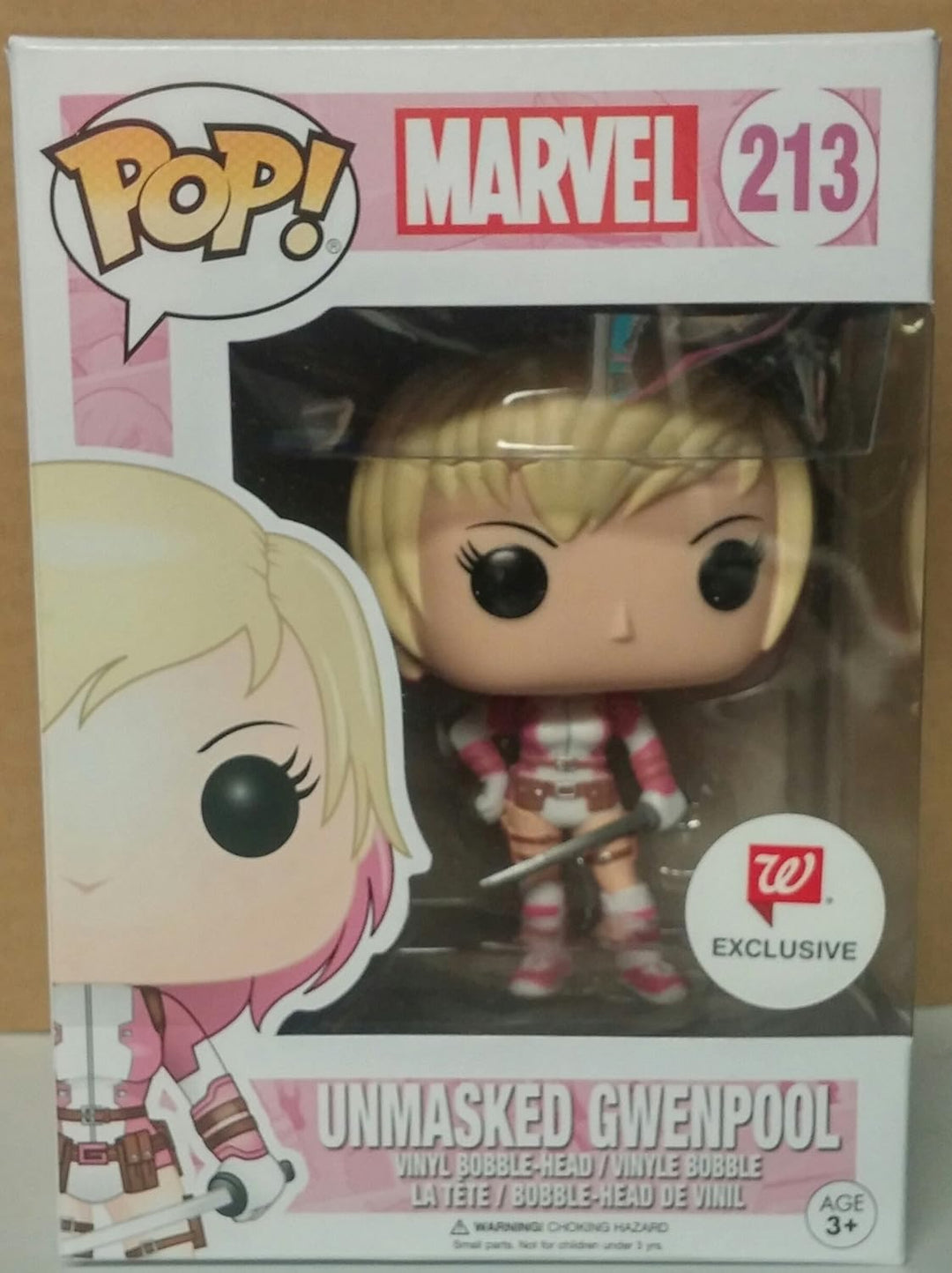 Funko POP Marvel - Unmasked Gwenpool