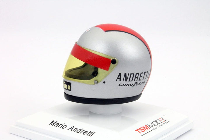 Mario Andretti Weltmeister Formel 1 1978 Helm 1:8 TrueScale