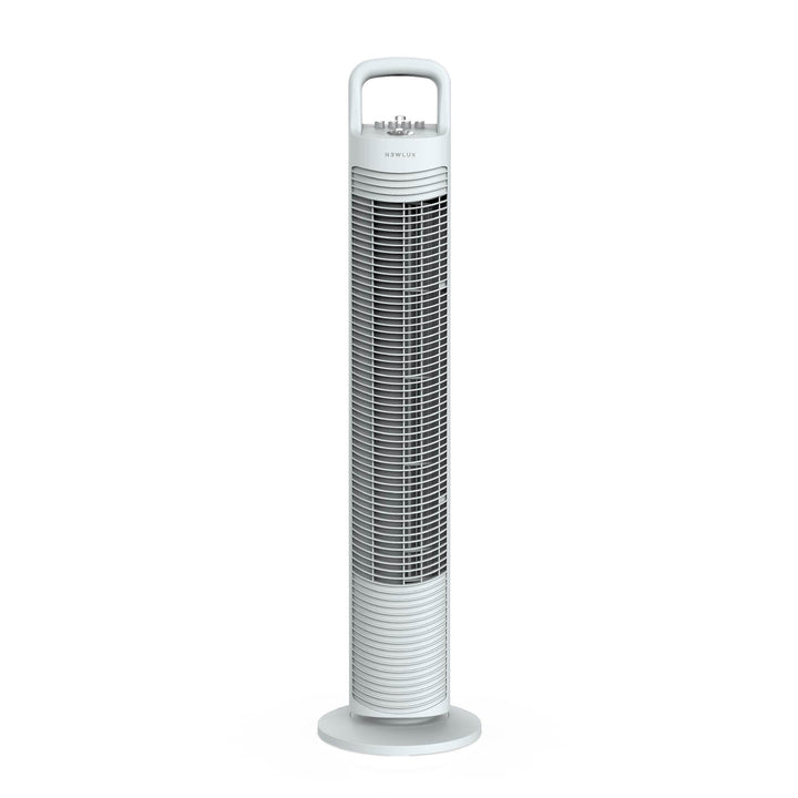 Newlux - Turmventilator ohne Flügel W80 (45W) 3 Geschwindigkeitsstufen, 70° Oszillation und Timer 12