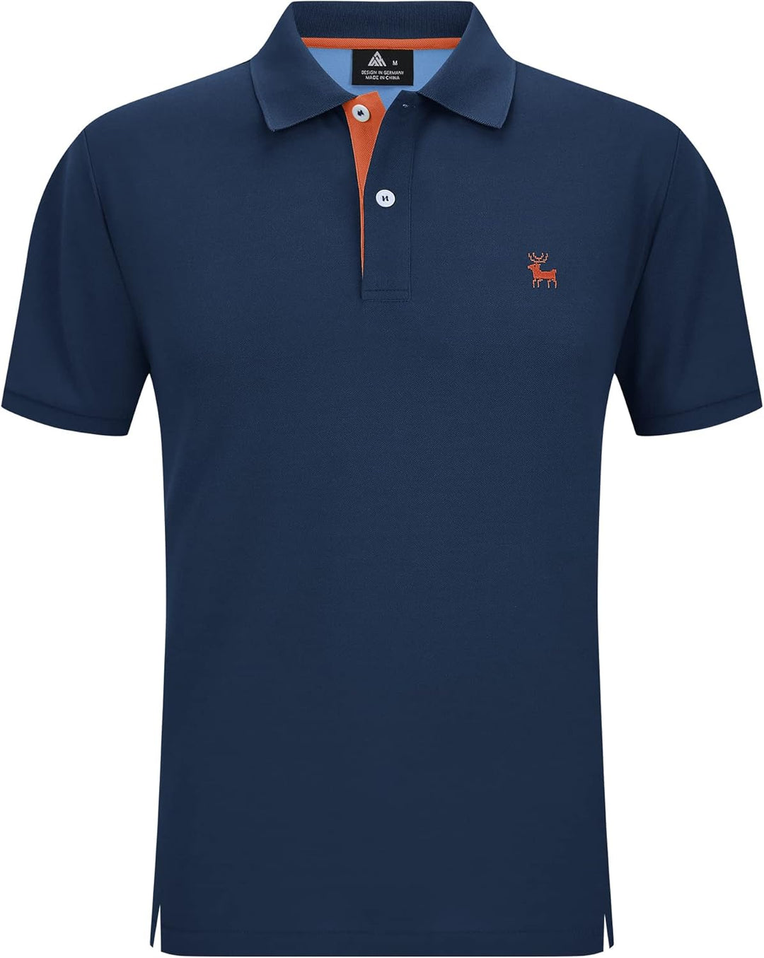 JACKETOWN Polo Shirts Herren Kurzarm Golf Poloshirt Schnelltrocknend Casual Sport Shirt Outdoor Atmu