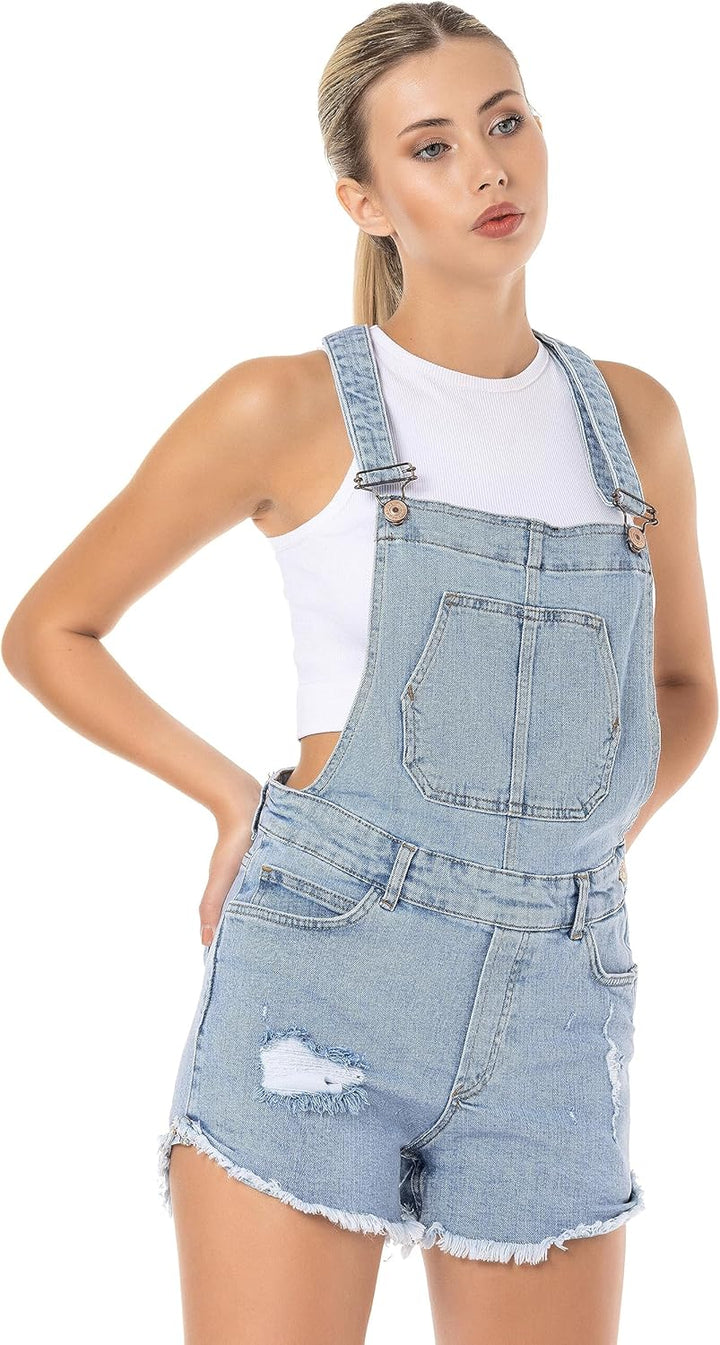 Redbridge Denim Latzhose für Damen Jeans Overall Jumpsuit 26W Hellblau, 26W Hellblau