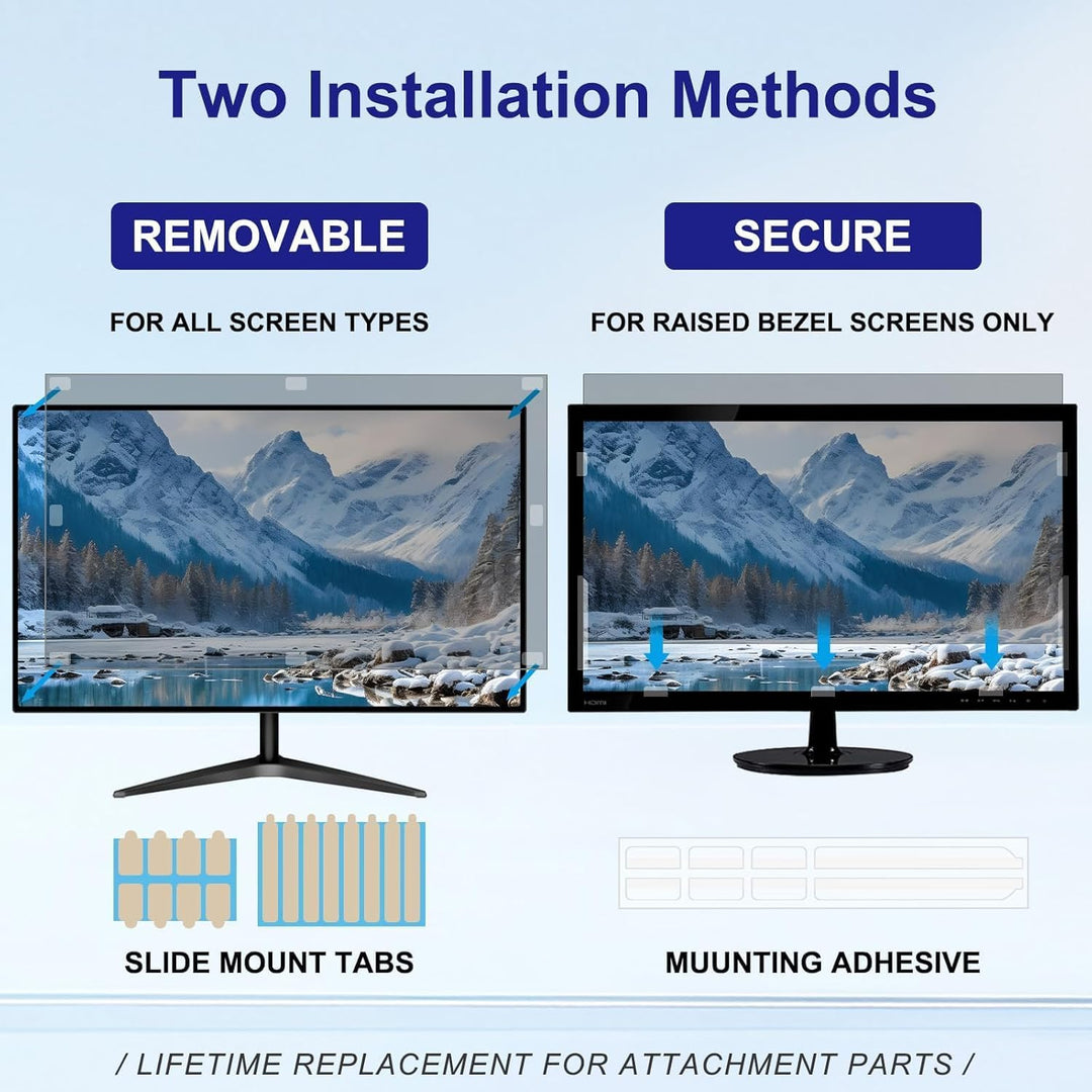 salipt 68,6 cm (27 Zoll) Computer-Sichtschutzfilter für 16:9-Breitbild-Display, Bildschirm-Privatspi