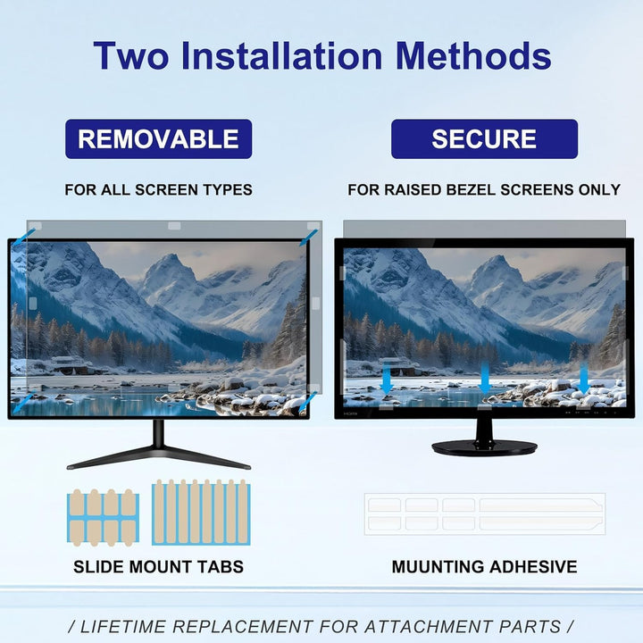salipt 68,6 cm (27 Zoll) Computer-Sichtschutzfilter für 16:9-Breitbild-Display, Bildschirm-Privatspi