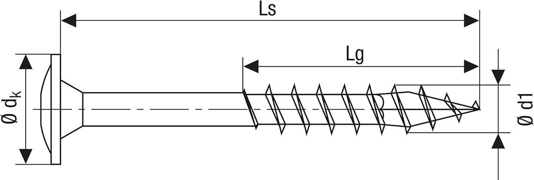 SPAX Holzbauschraube, 8,0 x 340 mm, 50 Stück, T-STAR plus, Tellerkopf, Teilgewinde, 4CUT, WIROX P3J,