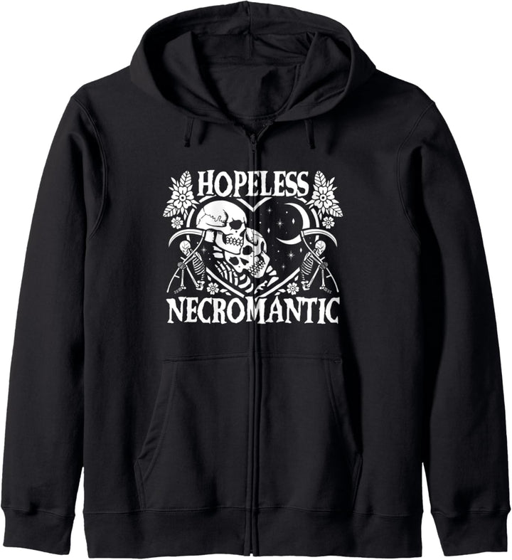 Hopeless Necromantic Death Positive Skeletons And Reapers Kapuzenjacke