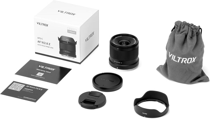 VILTROX AF 9 mm F2.8 APS-C Objektiv für Nikon Z-Mount, Ultra-Weitwinkel-Autofokus Prime Objektiv für