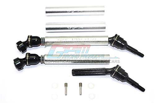GPM for Traxxas Revo/Summit/E-Revo Steel+Aluminum Front/Rear Universal Swing Shaft with Washers & Wh