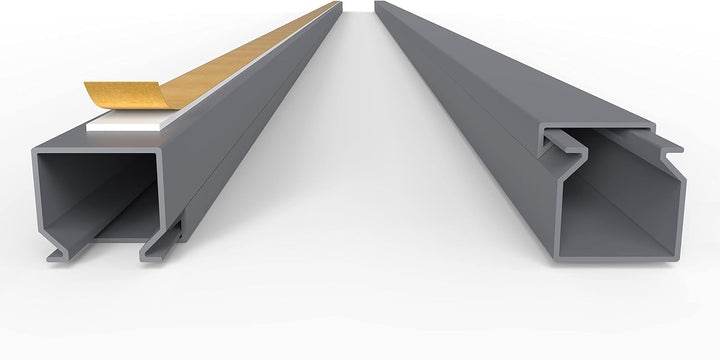 Kabelkanal Selbstklebend Pro mit Schaumklebeband, Kabelschacht 20m 16x16mm - 20x1m, Gray - Grau 20m