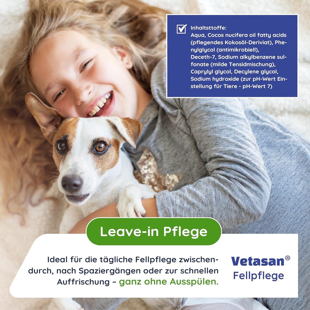 Fellpflege Spray (250ml + Fellbürste), 250ml + Fellbürste