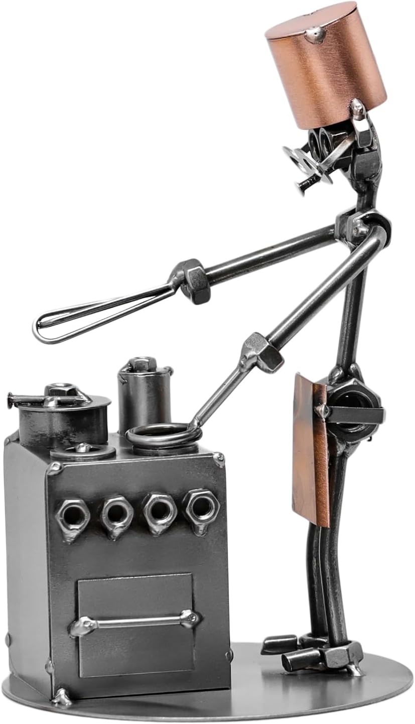 metalman24 Schraubenmännchen Koch handgefertigte ausgefallene Geschenkidee