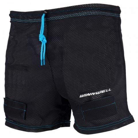 Winnwell Mesh Jill Short Youth Junior M Schwarz, Junior M Schwarz