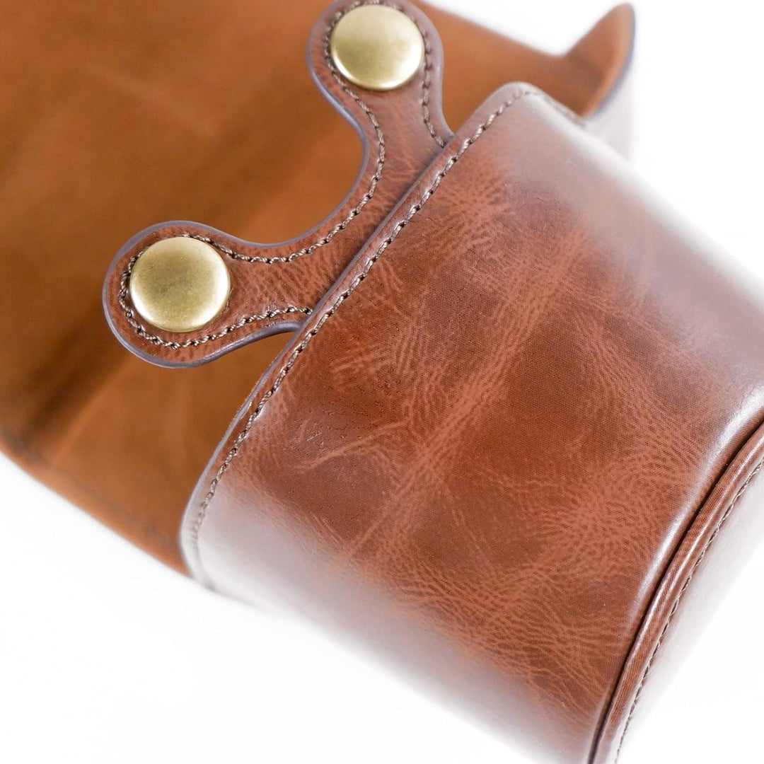 Rieibi ZVE10 Hülle - Qualität PU Leder Hülle für Sony ZV-E10 spiegellose Digitalkamera - Griff Schut