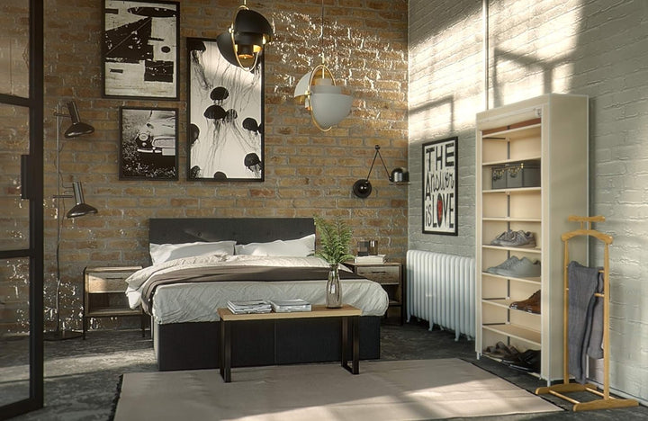 M2 Kollektion 802022 Sitzbank, Holz, wildeiche, 80 x 30 x 40 cm, 80 x 30 x 40 cm