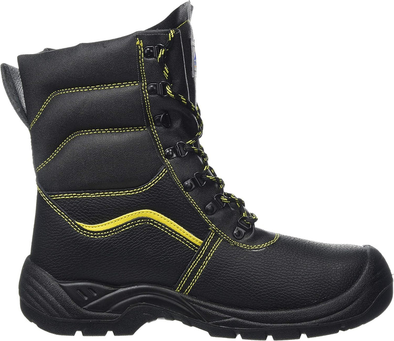 Portwest Steelite Fellgefütterter Sicherheitsstiefel S3 CI, Grösse: 46, Farbe: Schwarz, FW05BKR46 46