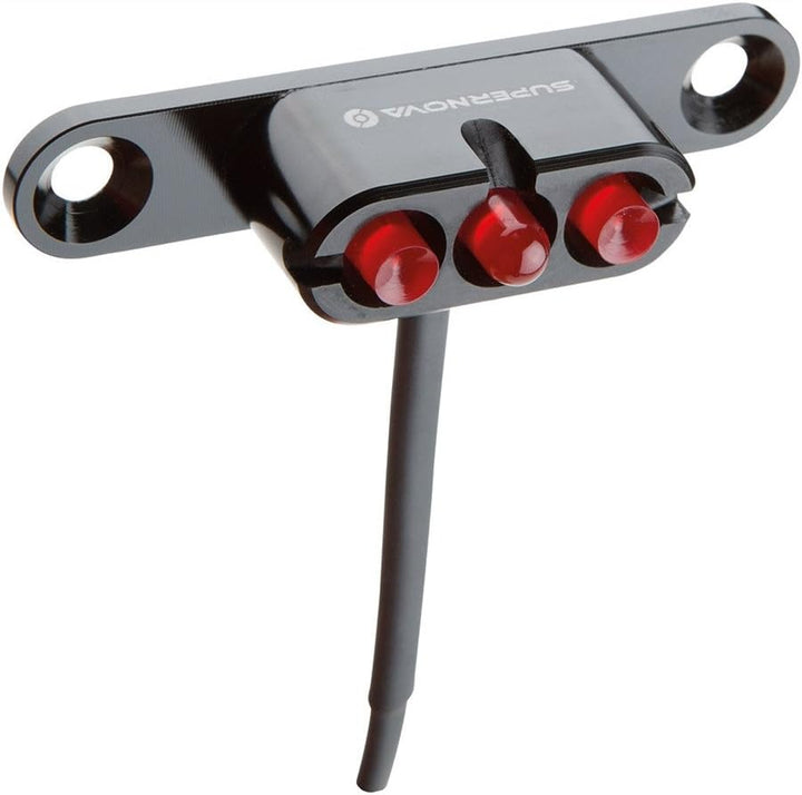 Supernova E3 Tail Light 2 Gepäckträgermontage - 6V - FR, Black, One Size