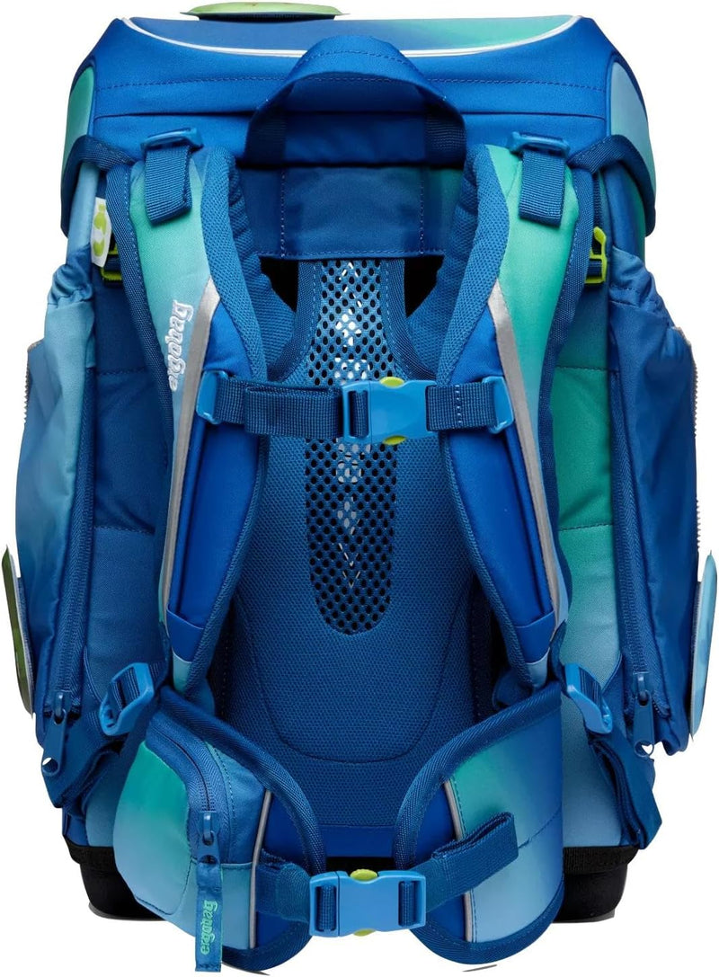 ergobag cubo Set ergonomischer Schulrucksack Klassisch 6-teilig 1. Klasse Grundschule, Dschungelfieb