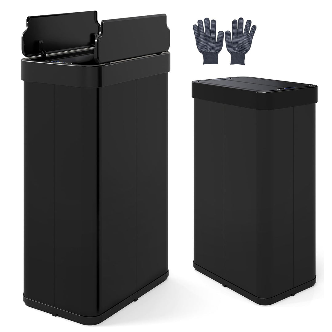 LIFEZEAL 60L Mülleimer, Küchenabfalleimer mit Smart Sensor, Abfalleimer Küche mit Deckel für Mülltre