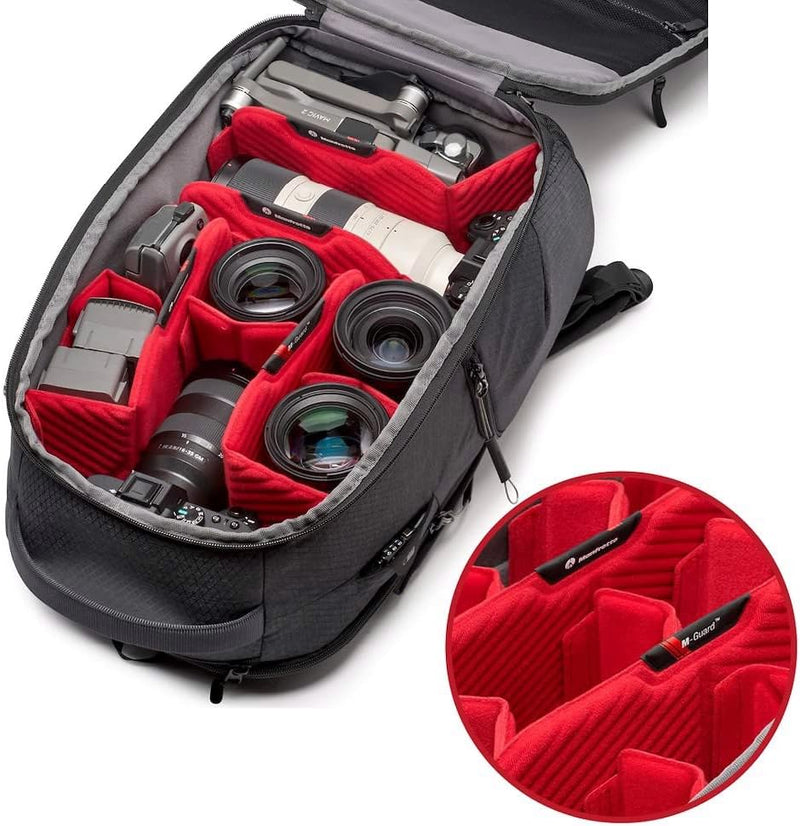 Manfrotto PRO Light Frontloader M, Professioneller Kamerarucksack, Seitlicher und Vorderer Zugriff,