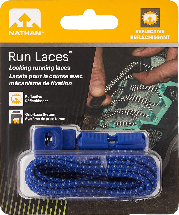 Nathan Ns1171 Run Laces Reflektierender Kakadu Reflective Blau Surf Blue, Reflective Blau Surf Blue