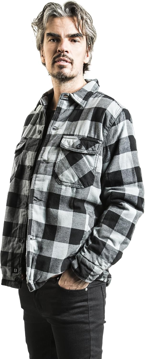 Brandit Lumberjacket, Jacke im Holzfällerdesign, verschiedene Farben, Grösse S bis 7XL