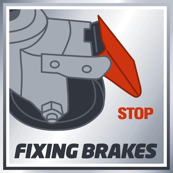 Einhell Werkstattwagen TC-TW 100 (Interlock-System, 4 drehbare Rollen mit zwei Feststellbremsen, Abl