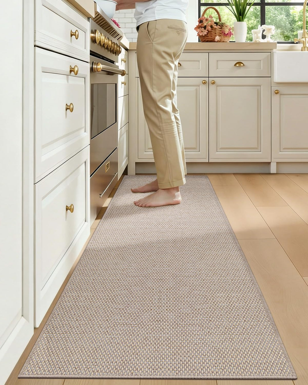 Color G 2 Stück Küchenläufer, Küchenteppich Waschbar Rutschfest, Teppich Läufer Küche, Teppich Küche