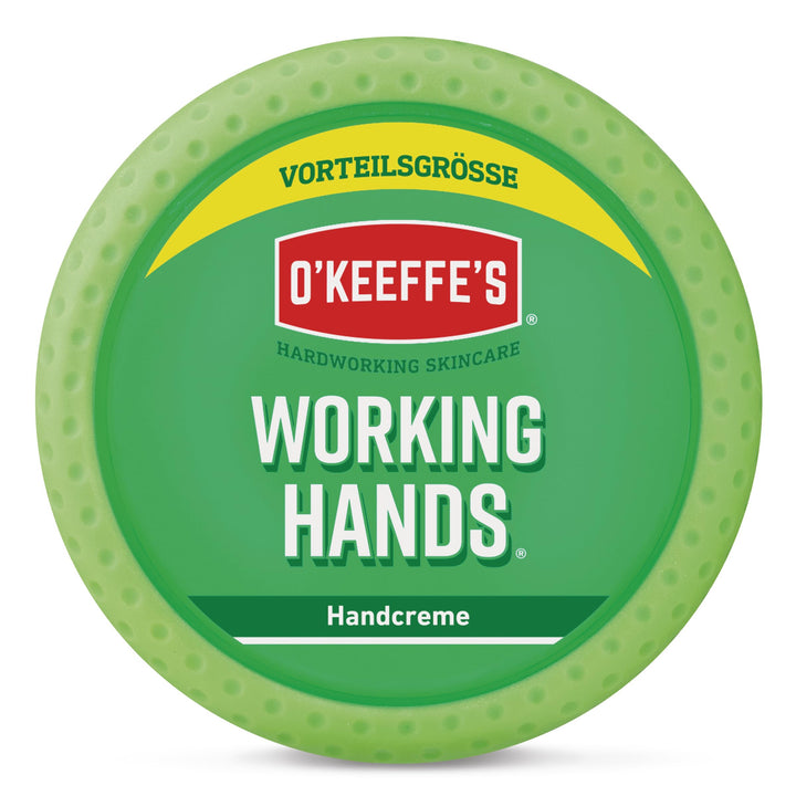 O'Keeffe's Working Hands, 193g Tiegel - Handcreme für extrem trockene, rissige Hände | Erhöht sofort