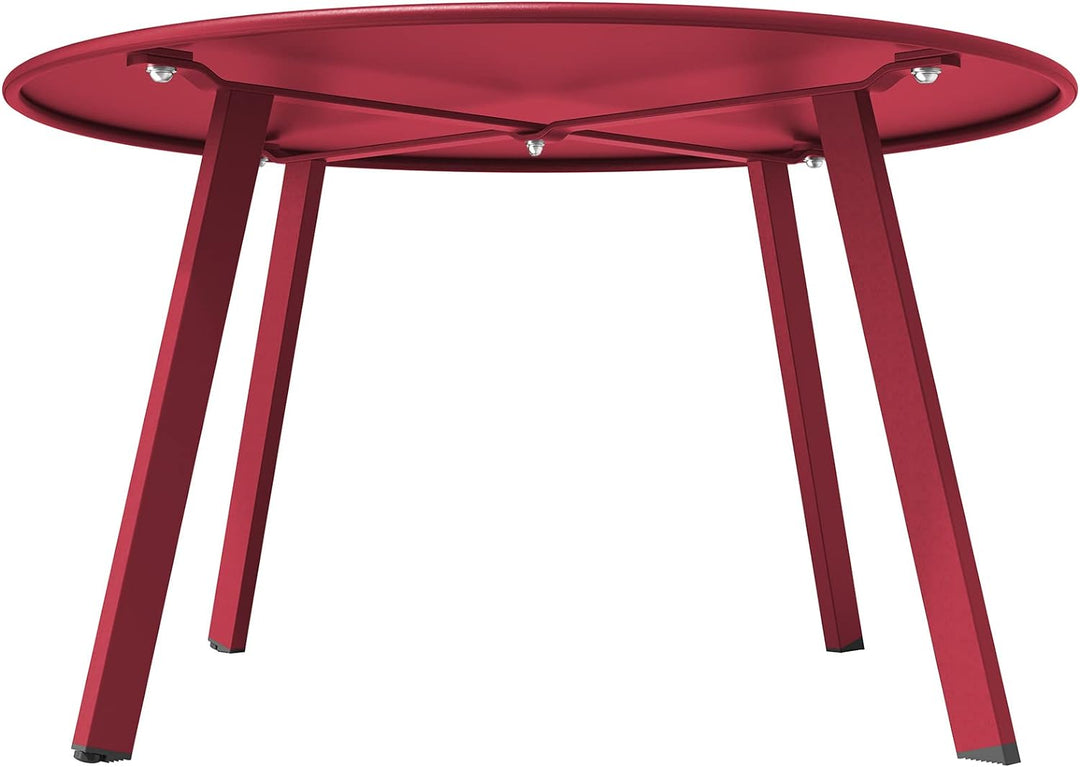Grand patio Kaffeetisch, Outdoor Tisch, Balkontisch, Premium Stahl, Einfacher Aufbau, Beistelltisch