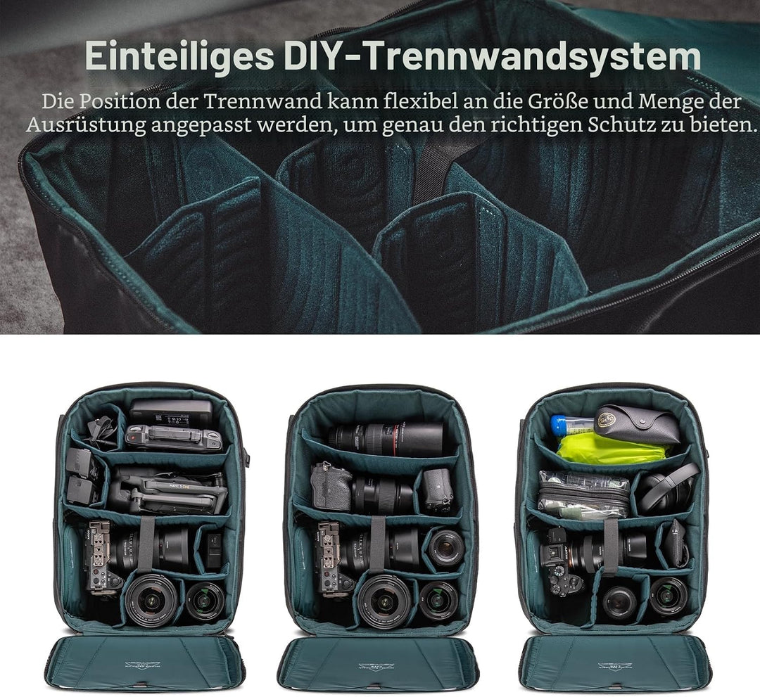 PGYTECH OneMo Lite Kamerarucksack 22L professioneller Fotorucksack kompatibel für DJI Mavic-Serie Dr