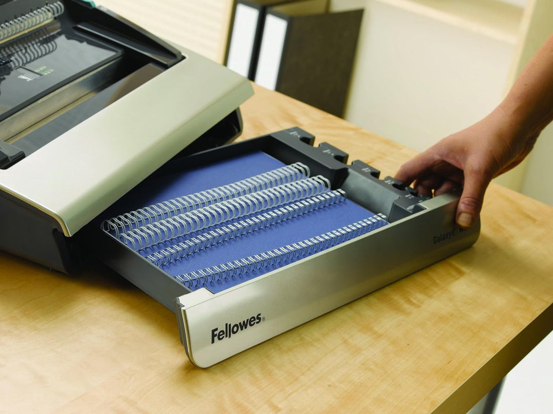 Fellowes Profi Drahtbindegerät Galaxy-E Wire platin/anthrazit elektrisch, elektrisch
