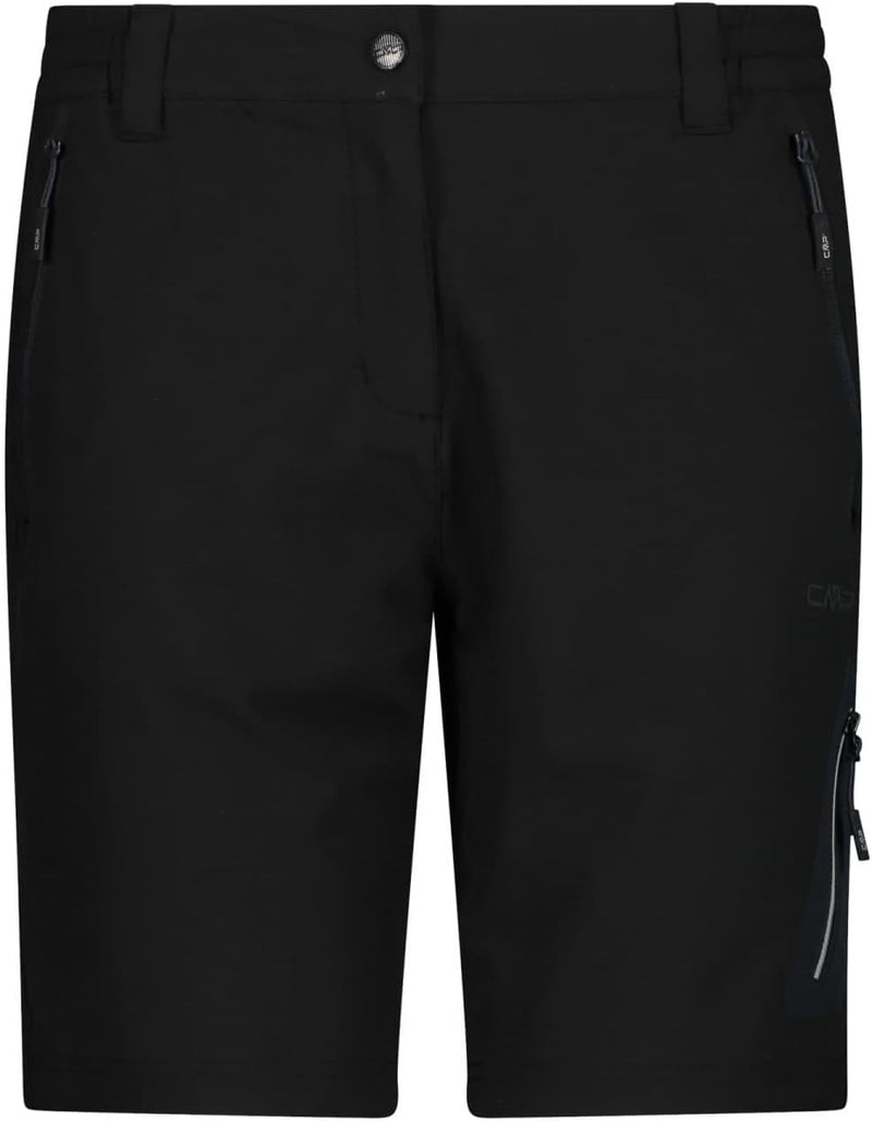 CMP Damen Bermudashorts Stretch-Bermudashorts für Damen 40 Schwarz, 40 Schwarz